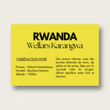 (RARE) RWANDA - Wellars Karangwa, torréfaction filtre