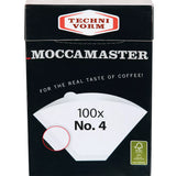 MOCCAMASTER - 1 boite de 100 filtres N°4