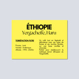 ÉTHIOPIE - Yergacheffe, Haru, FILTRE